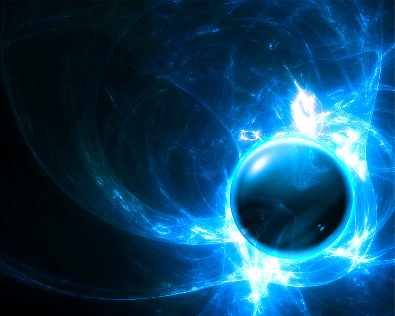 blue energy sphere