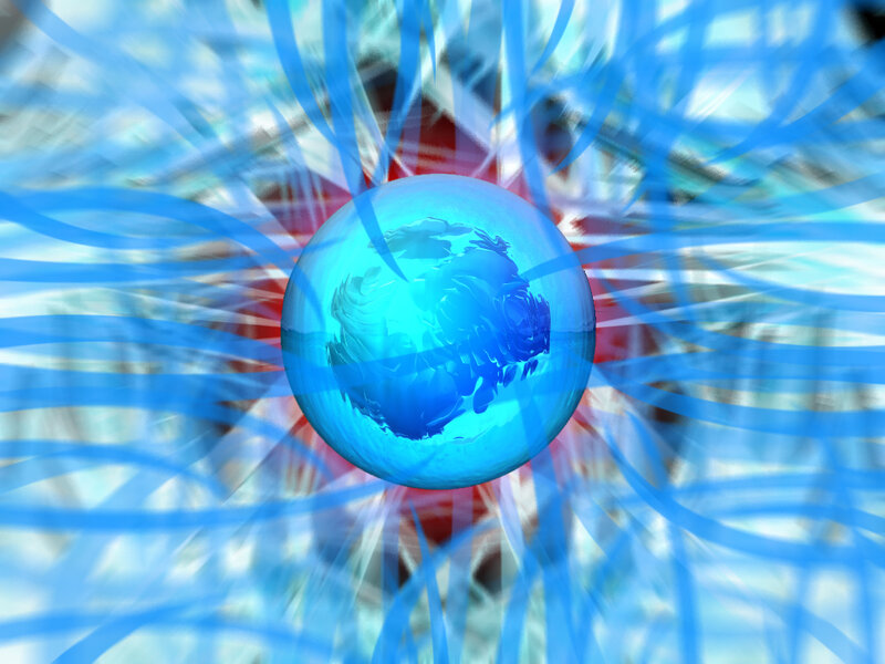 blue energy sphere