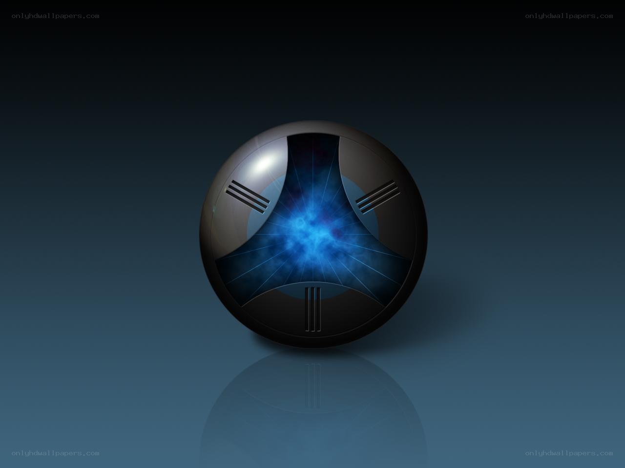 blue energy sphere