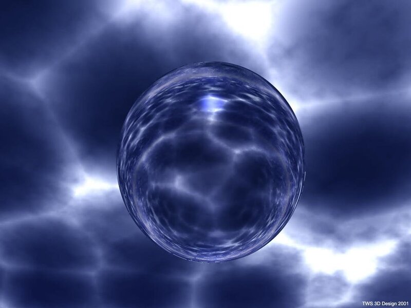 blue energy sphere
