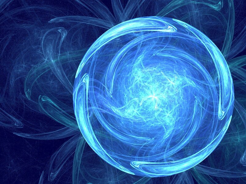 Blue Energy Sphere — Ethereal