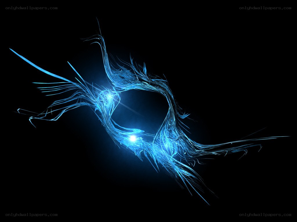 Blue energy swirl
