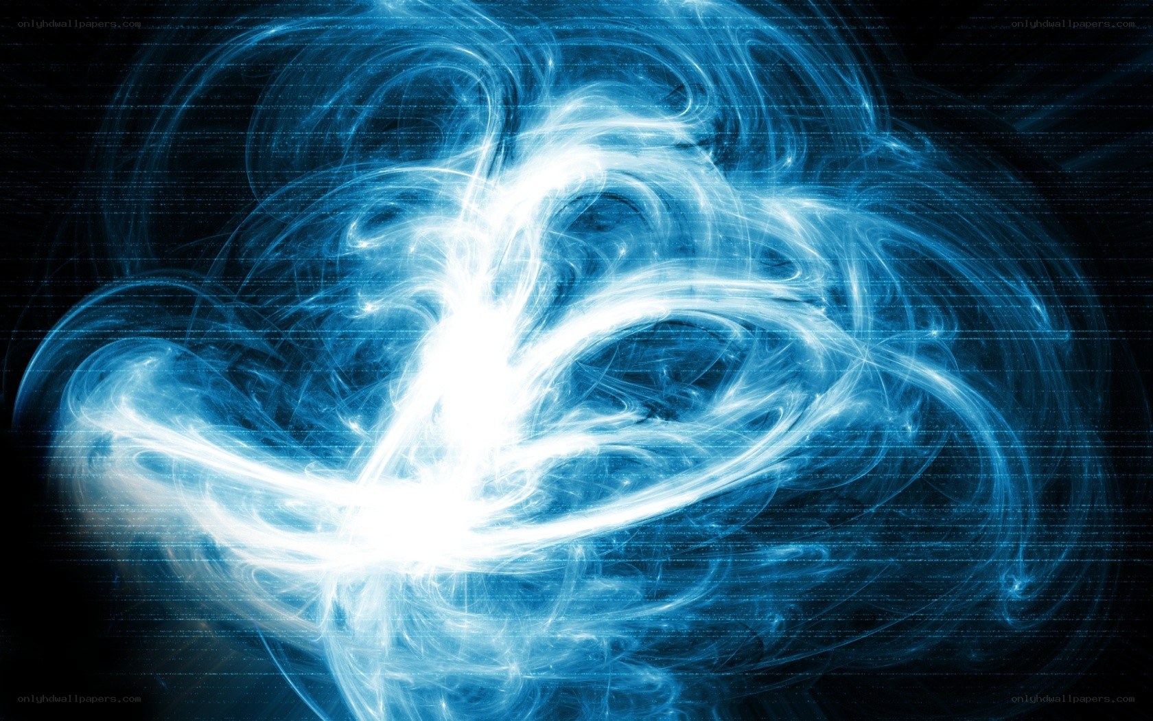 Blue energy swirl
