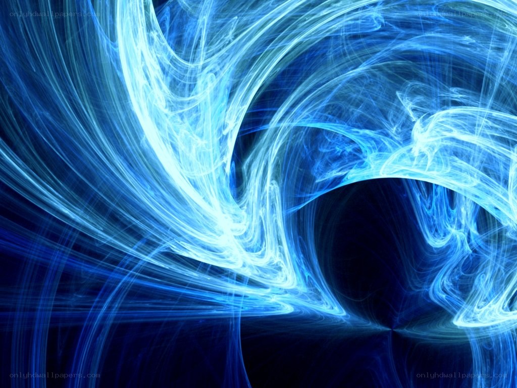 Blue energy swirl