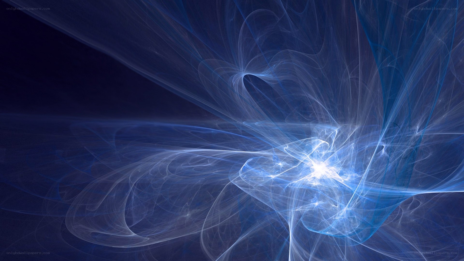 Blue energy swirl