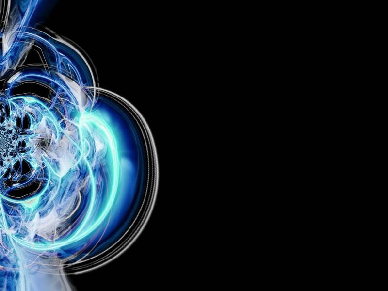 blue energy swirl abstract
