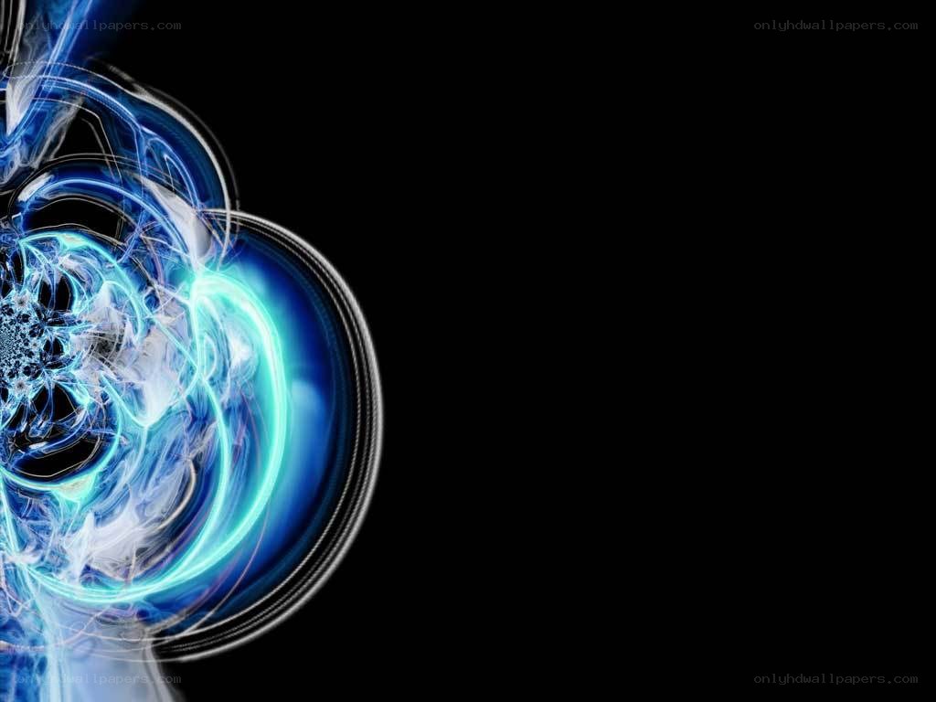 blue energy swirl abstract