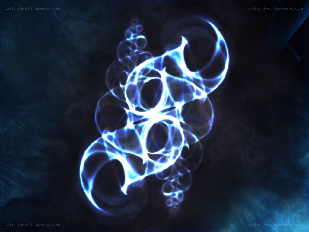blue energy swirl pattern