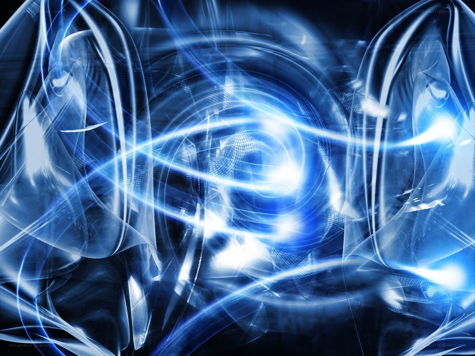 blue energy swirls