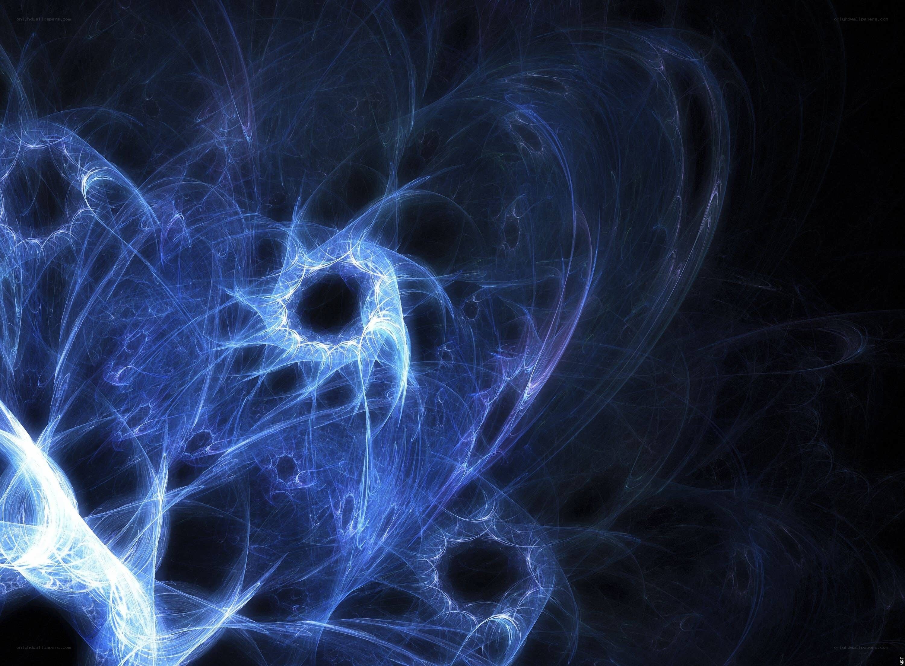 blue energy swirls