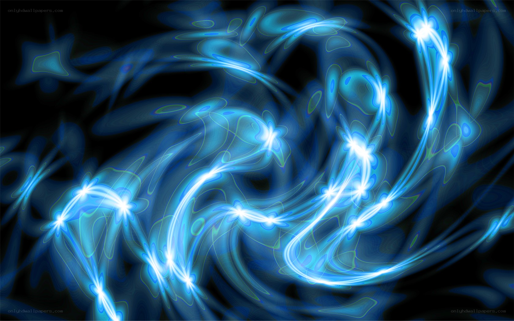 blue energy swirls