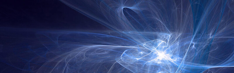 Blue Energy Swirls — Ethereal, Abstract