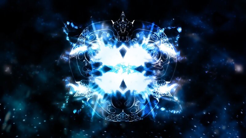 Blue Energy Symbol — Dramatic