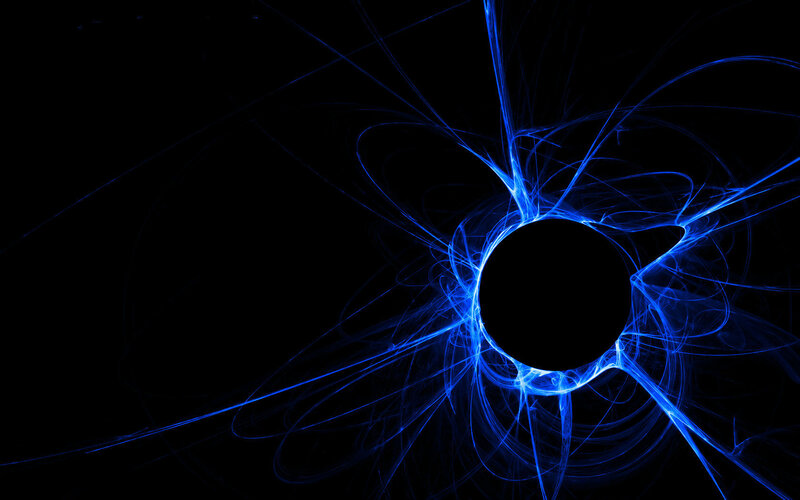 Blue Energy Vortex — Dramatic, Abstract