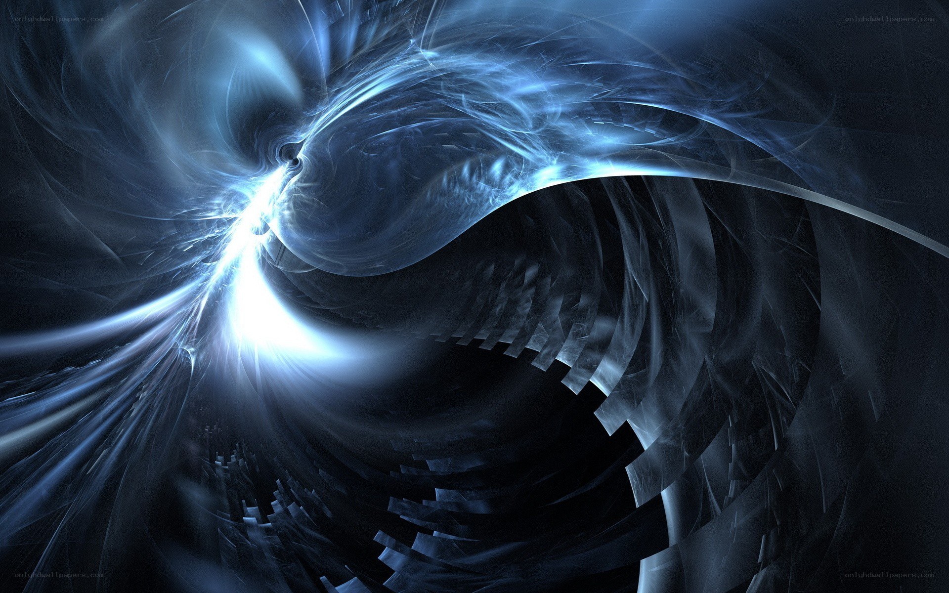 blue energy vortex tunnel