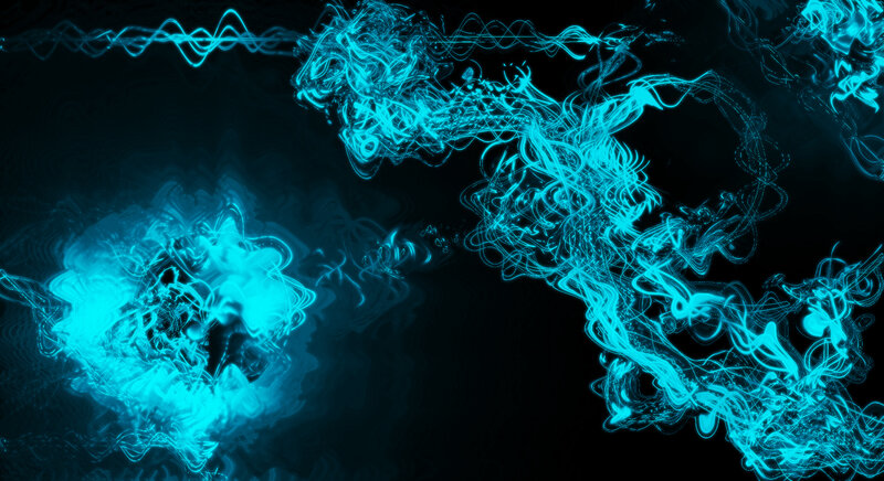 blue energy wave animation