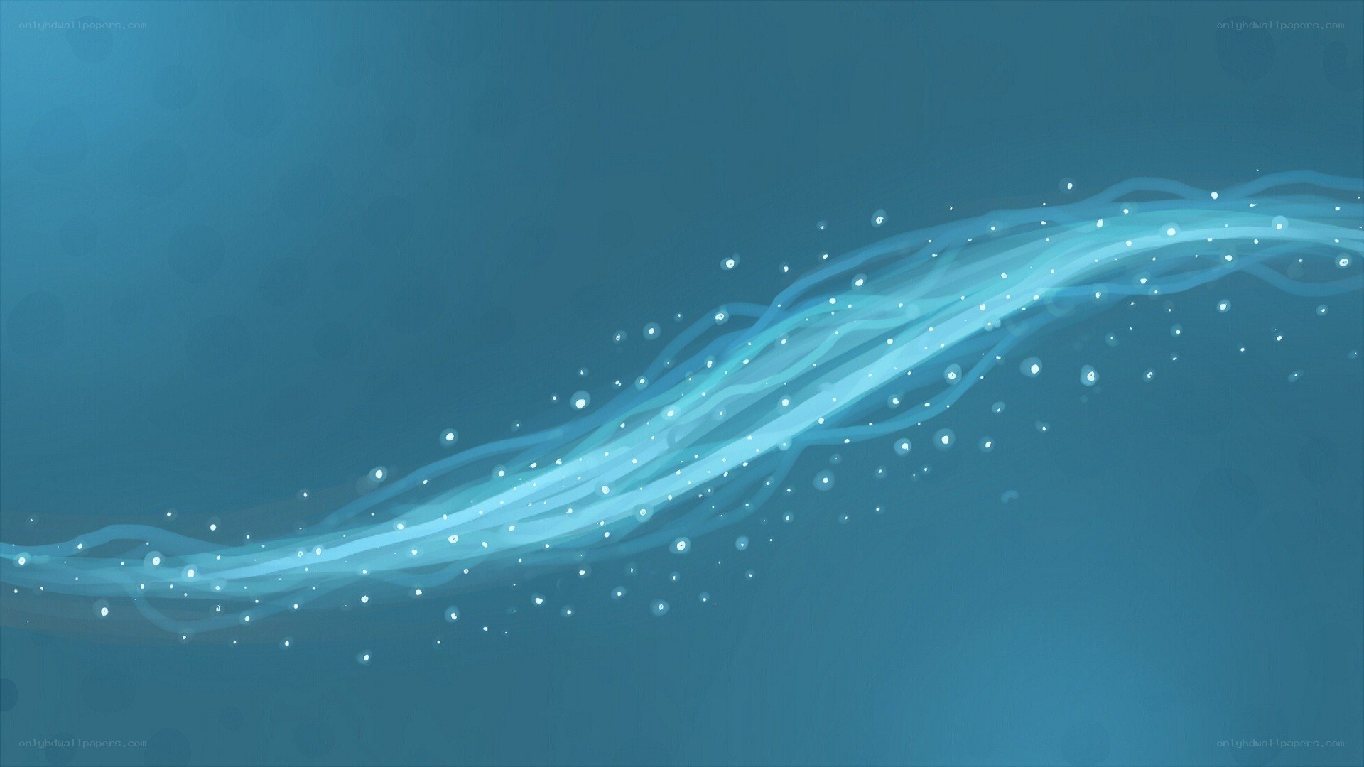 blue energy wave animation