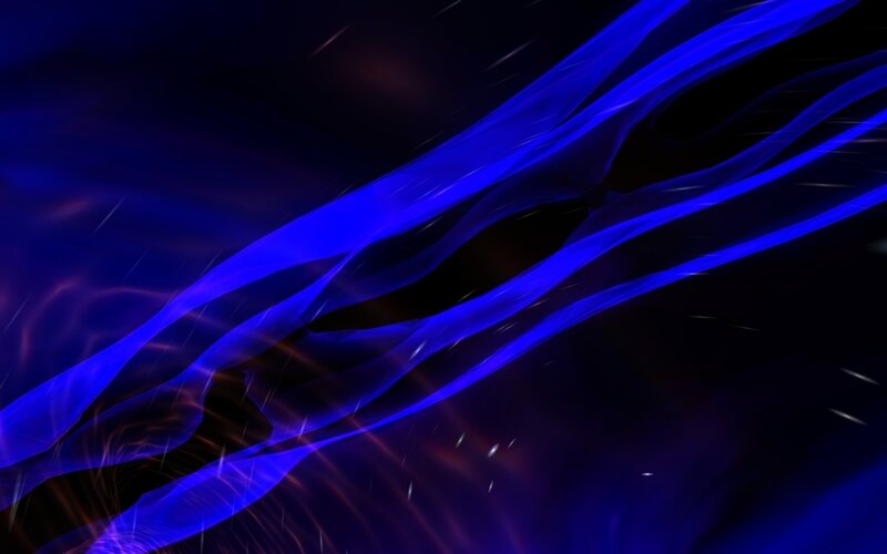 Blue energy waves abstract