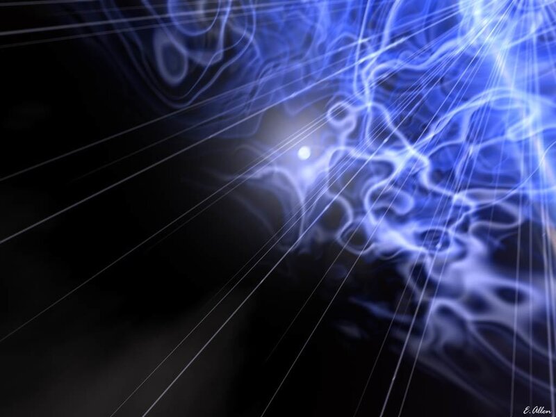 Blue energy waves and light