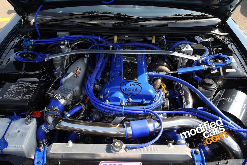 Blue Engine Bay