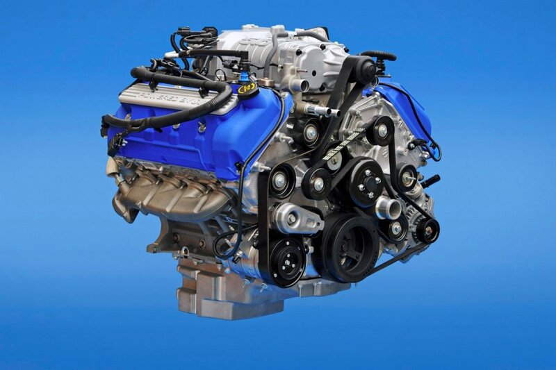 Blue Engine Block