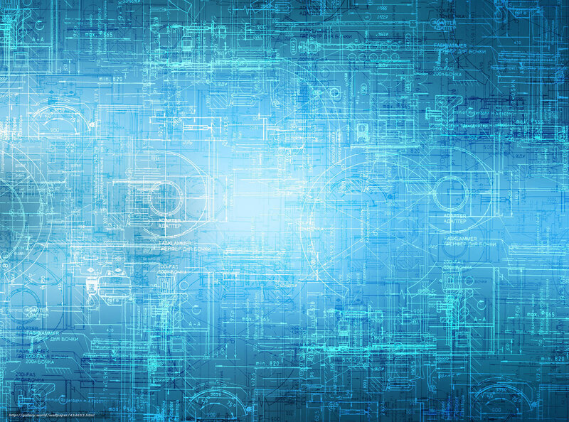 blue engineering blueprint