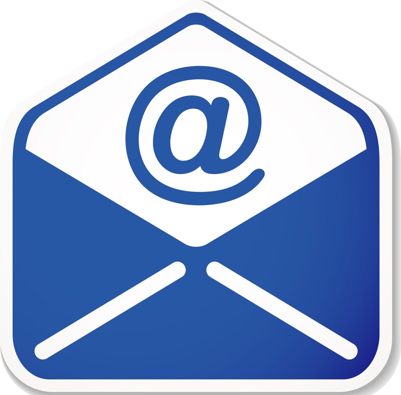 Blue Envelope Icon