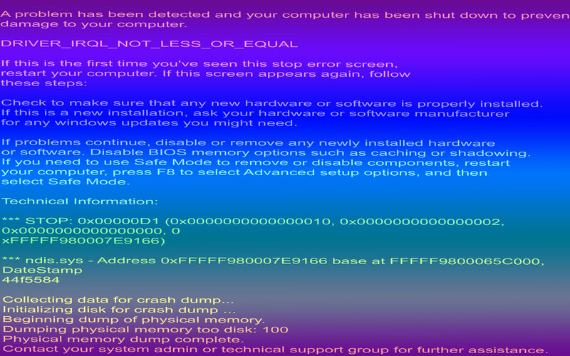 Blue Error Screen — Serious, Digital Art, Error Message