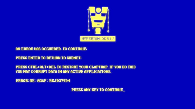 Blue Error Screen — Technical