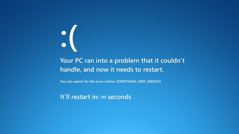 Blue Error Screen