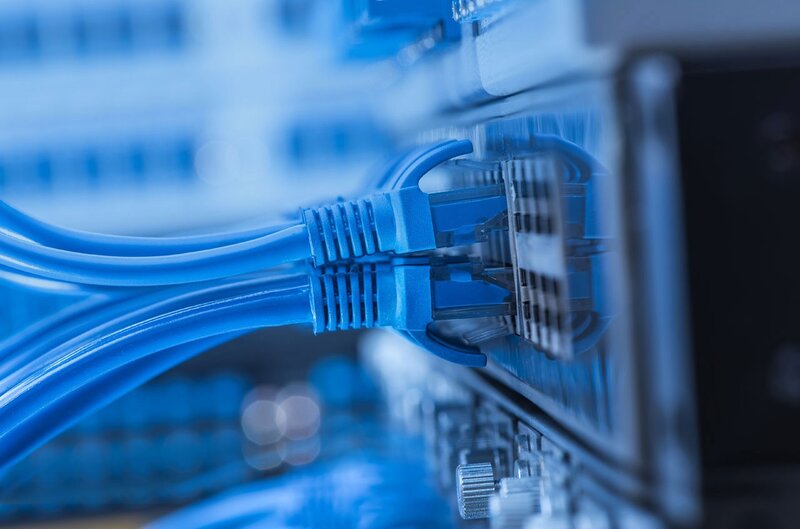 Blue Ethernet Cables