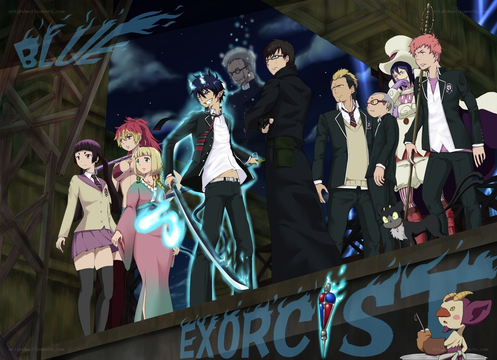 Blue Exorcist anime cast