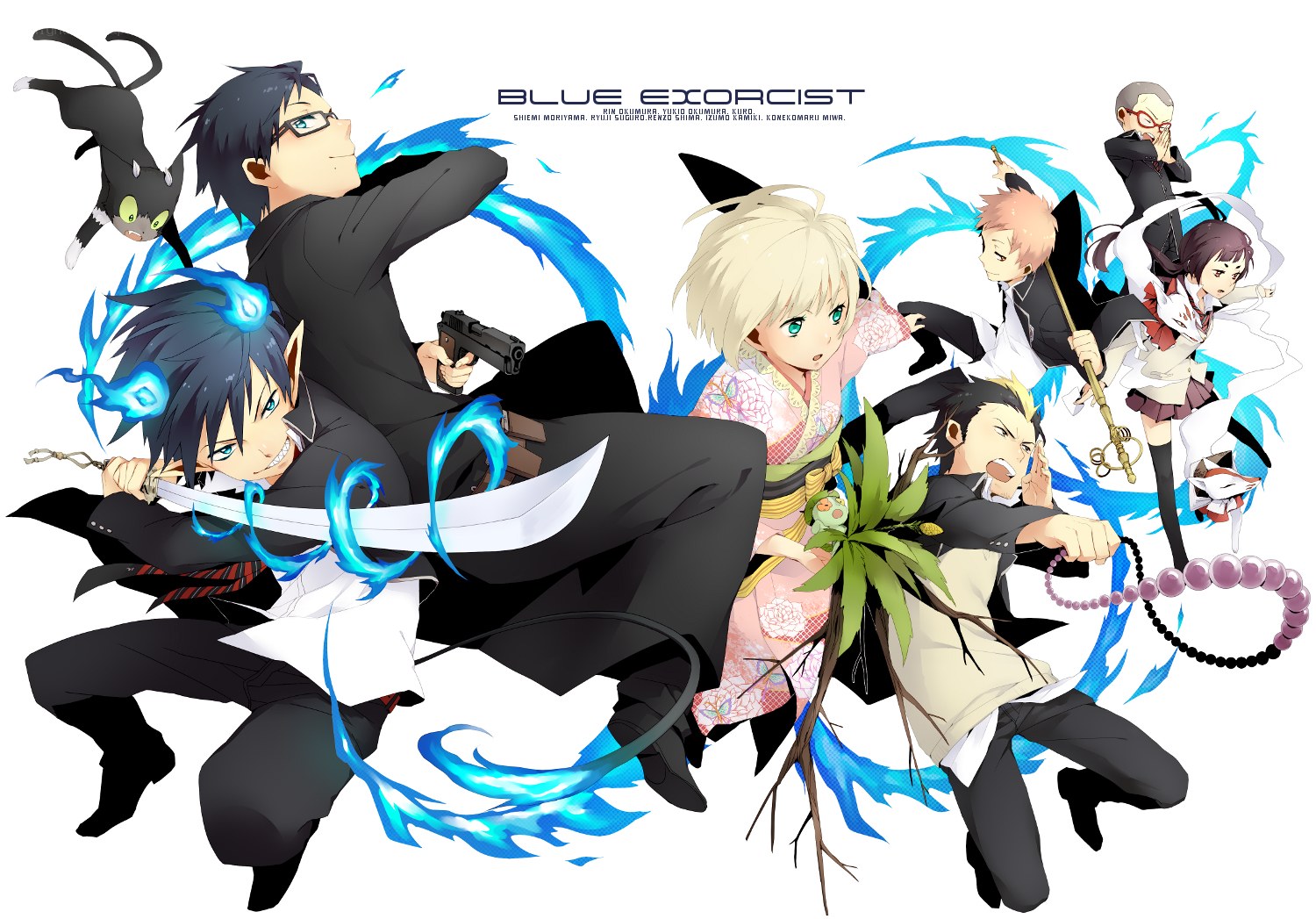 Blue Exorcist anime characters