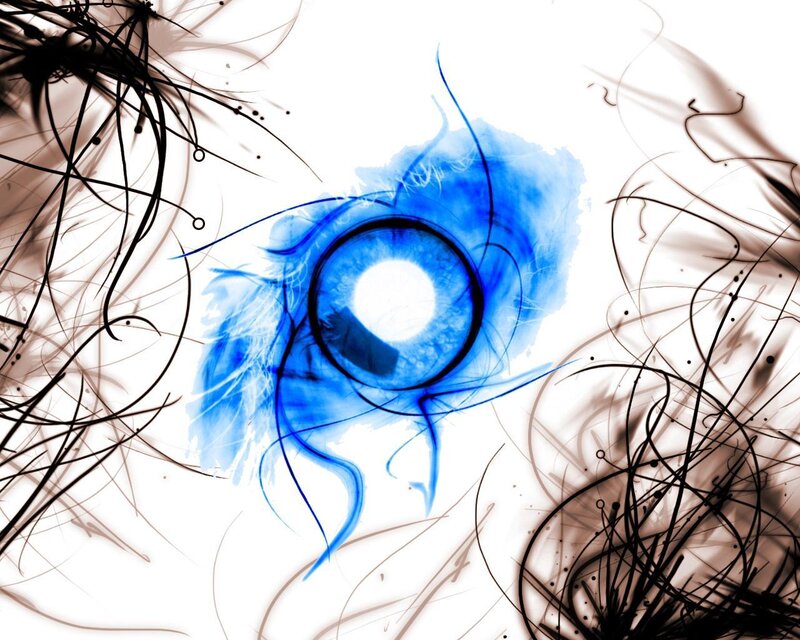 blue eye abstract art