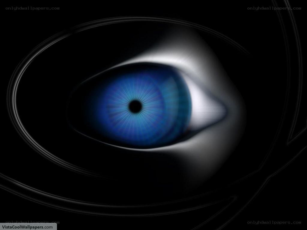 blue eye abstract design