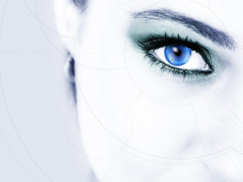 blue eye close-up