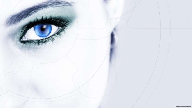 blue eye close-up