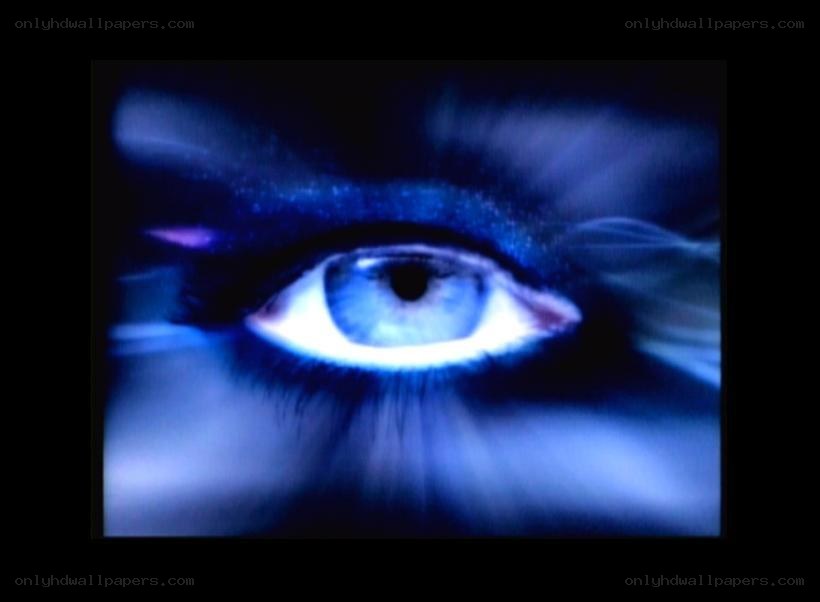 blue eye close-up