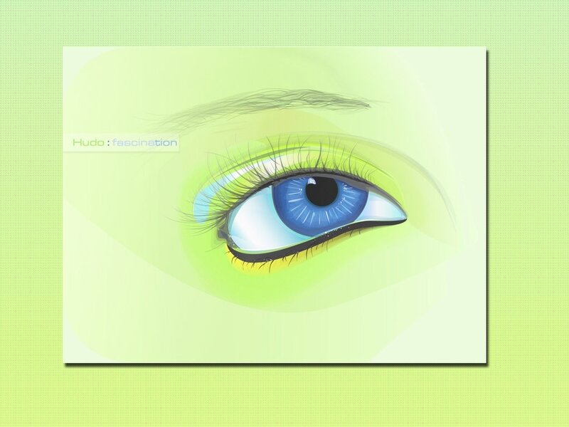 blue eye illustration
