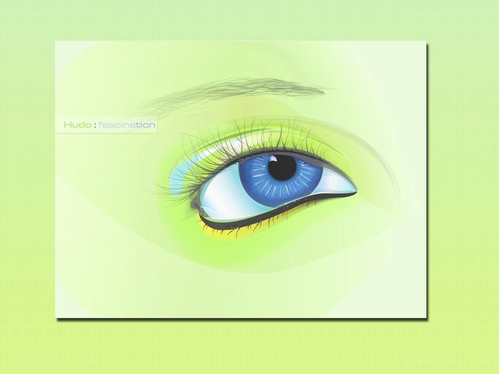 blue eye illustration