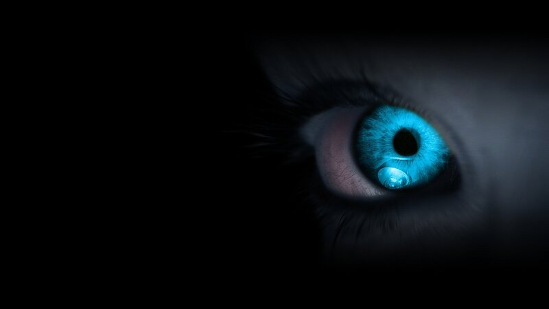 Blue Eye in Darkness — Black