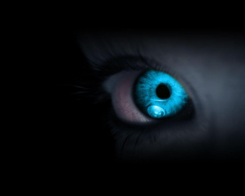 Blue Eye in Darkness — Dramatic