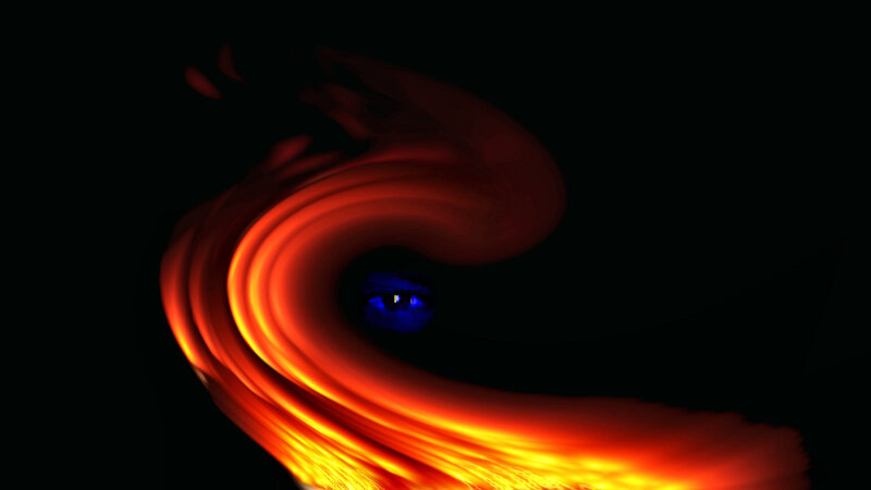 Blue Eye in Vortex