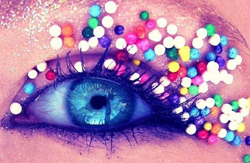 Blue Eye with Sprinkles