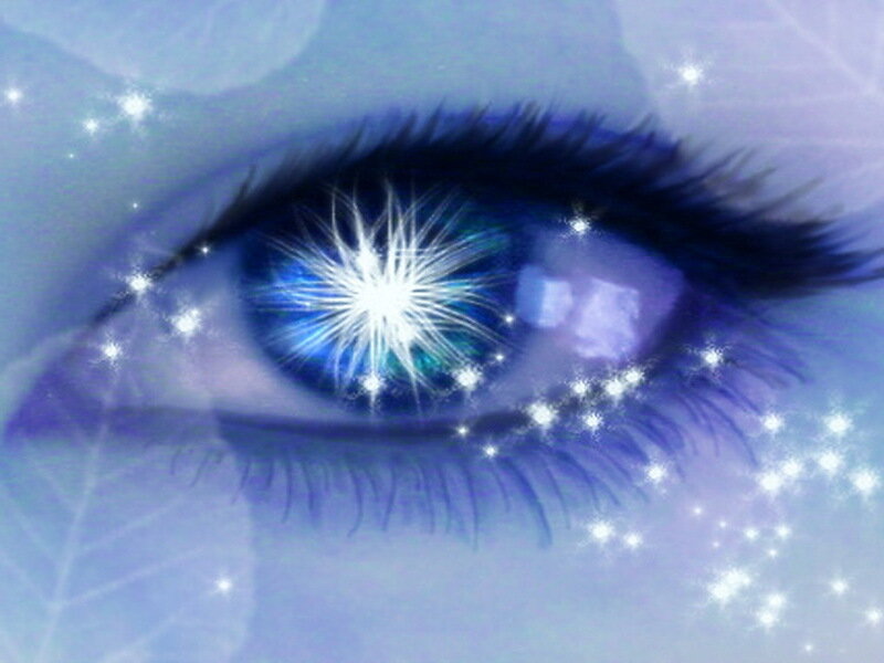 Blue Eye with Starburst