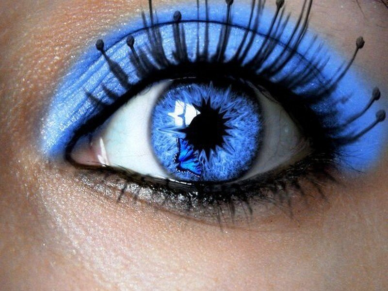 Blue-eyed Person — Blue