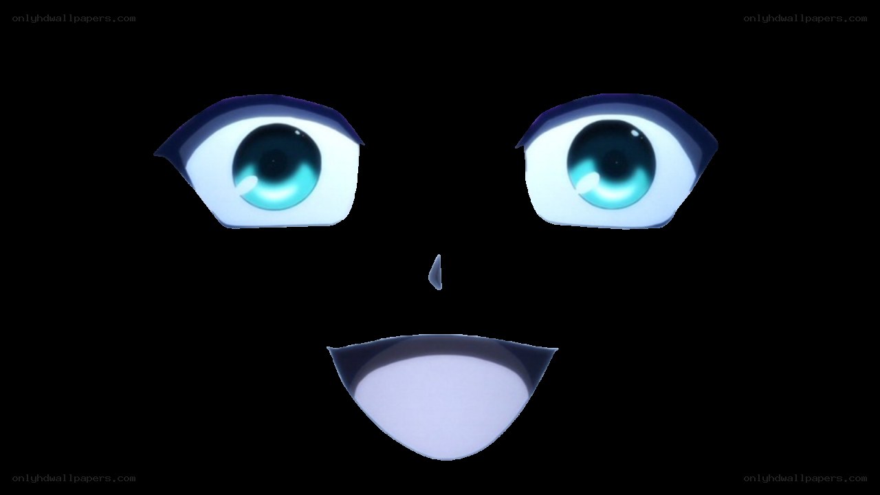 blue eyes face emoji