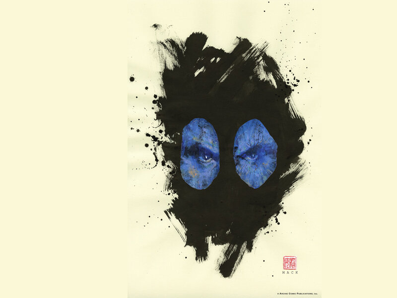 Blue Eyes in Black Ink