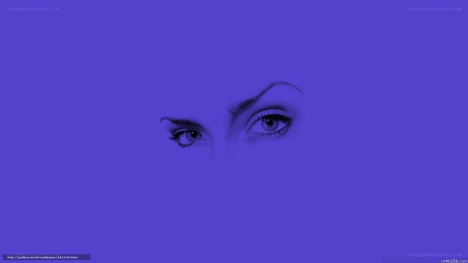 blue eyes on purple