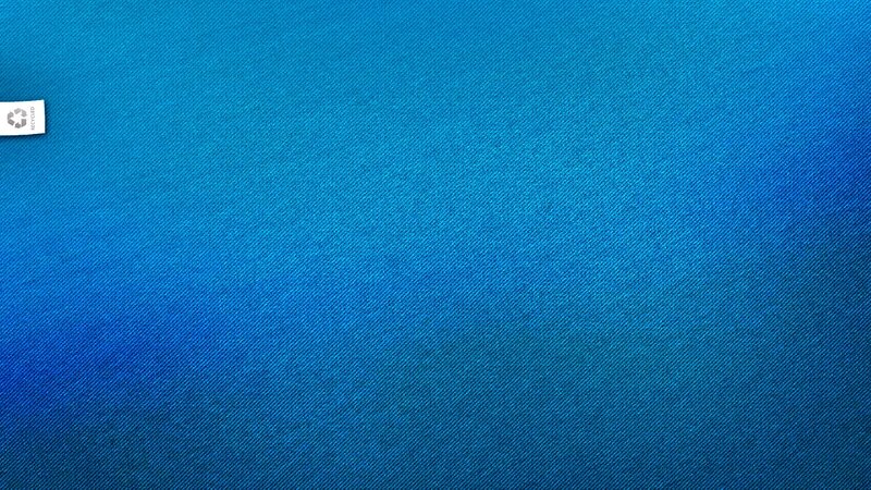 blue fabric texture with tag